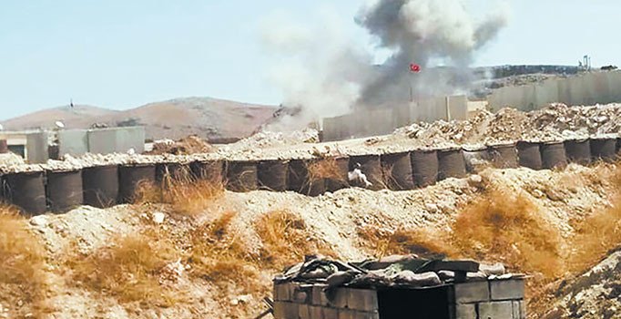 Masada uçak satışı sahada top atışı