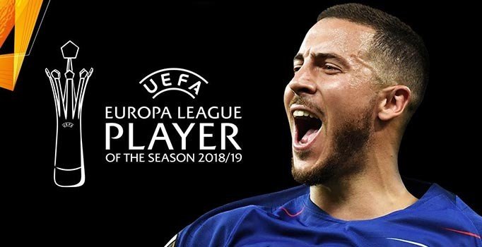 UEFA Avrupa Ligi’nde yılın futbolcusu Eden Hazard seçildi