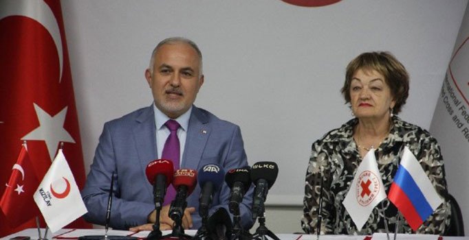 Türk Kızılay ve Rus Kızılhaçı arasında iş birliği