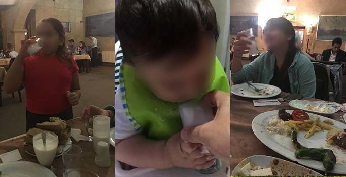 Eski eşinin, kızına içki içirdiğini görüp şikayetçi oldu