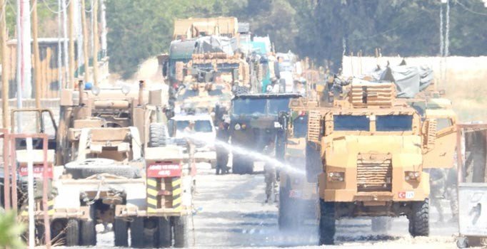 Zırhlı araçlar ortak devriyeye hazır