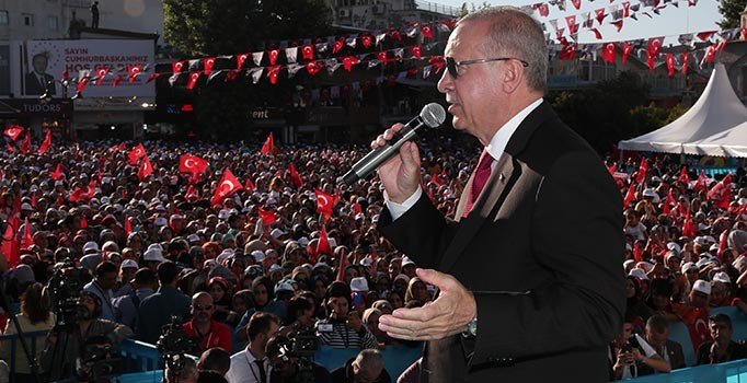 Erdoğan'dan ABD'ye güvenli bölge tepkisi