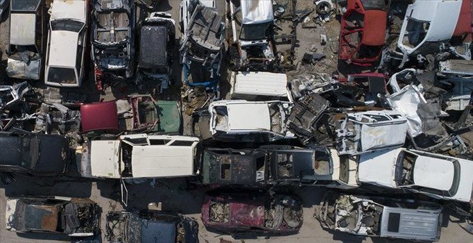 400 binden fazla hurda araç trafikten silindi