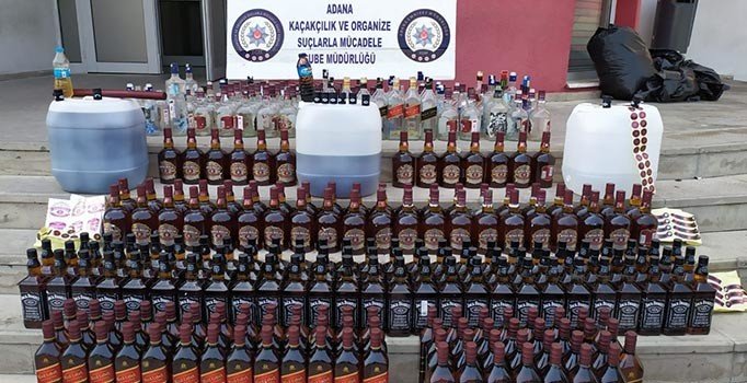 Adana’da sahte içkiye geçit yok
