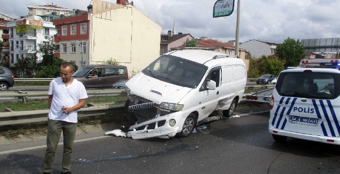 Şile yolunda zincirleme kaza: 1 yaralı