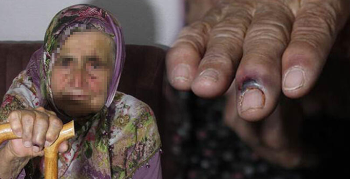 80 yaşındaki kadına tecavüz edemeyince darp etti