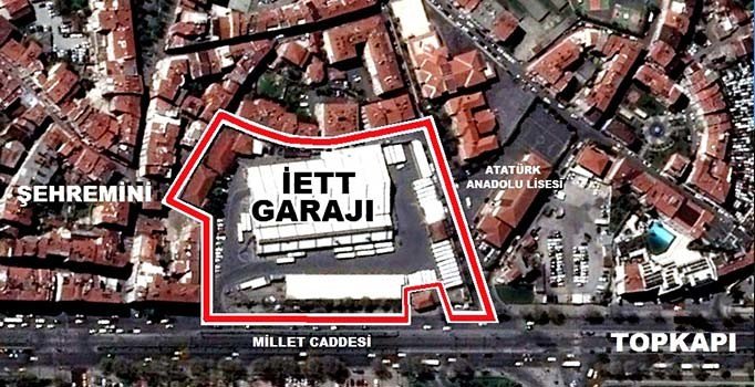 Topkapı'daki tarihi İETT garajı park oluyor