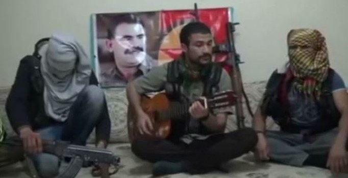 Terörist değil sivil denilen Erkan B.'nin terör propagandası görüntüleri çıktı