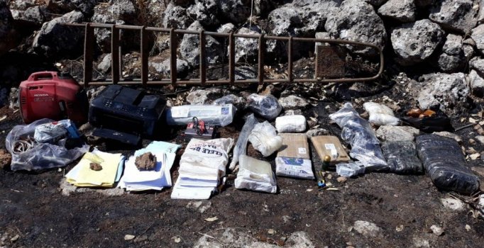 Kıran Operasyonu'nad PKK'nın üç sığınağı ele geçirildi