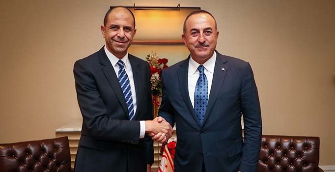 Çavuşoğlu, KKTC'li mevkidaşıyla görüştü