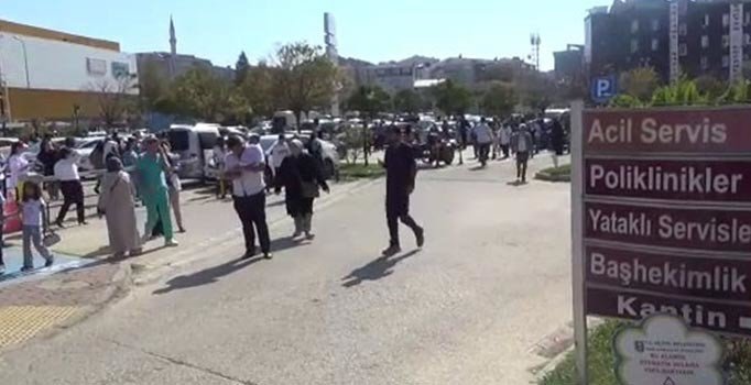 Silivri Devlet Hastanesi boşaltıldı