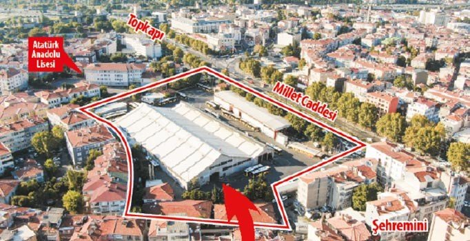 Bir AVM yeri eksildi