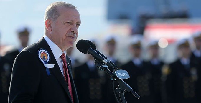Cumhurbaşkanı Erdoğan, TCG Kınalıada'nın Hizmete Giriş Töreni'nde konuştu