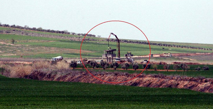 Kilis'te Suriye sınırına akıllı kuleler