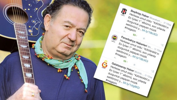 Tribünler Kayahan'ın şarkılarıyla inledi