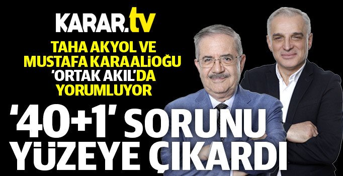 Mustafa Karaalioğlu: 40+1 teklifinin nedeni başkanlık sisteminin siyaseten tıkanması