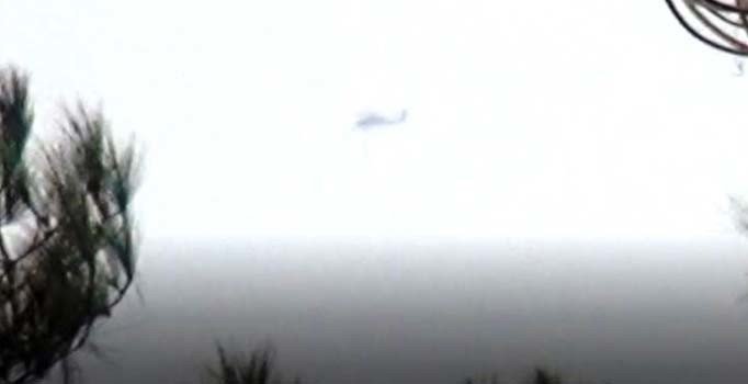 Sınırda hava hareketliliği: ABD'ye ait helikopterler havalandı