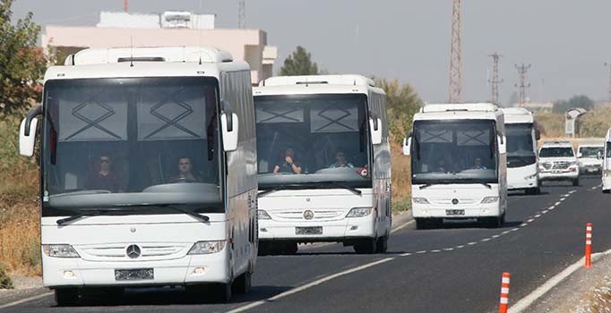 Suriye sınırına askeri sevkiyat