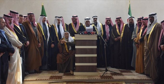 Suriyeli aşiretlerden Türkiye'ye "Barış Pınarı Harekâtı" desteği