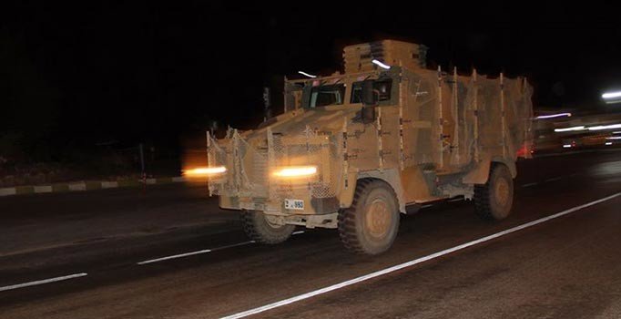 Suriye sınırına askeri sevkiyat