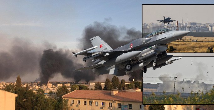 Son dakika! Barış Pınarı Harekatı başladı... TSK 30 km derinlikte vurdu