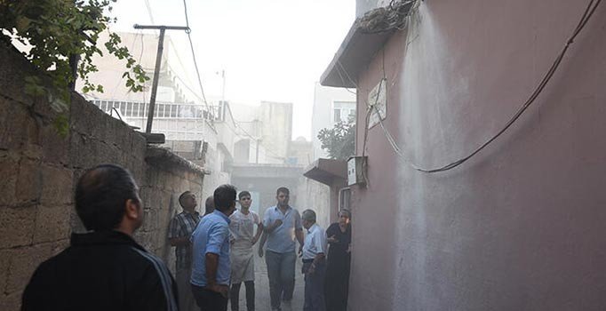 Ceylanpınar'a havan mermisi düştü