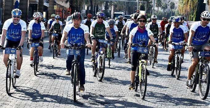 "Dünya Mirası Yolunda" pedal çevirdiler