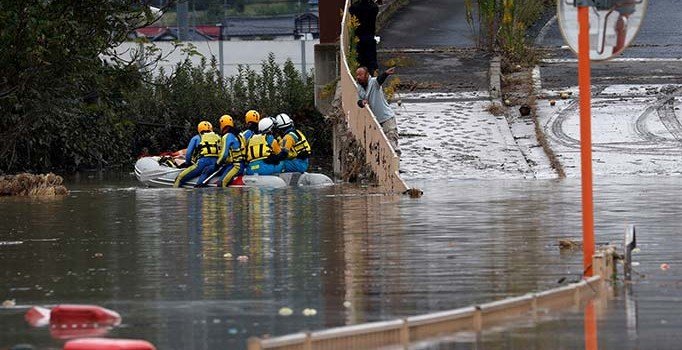 Japonya'yı vuran Hagibis Tayfunu'nda ölü sayısı 40'a çıktı