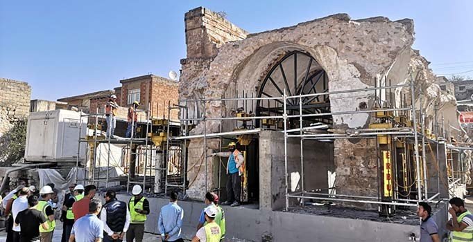 Hasankeyf'ten son eser Er-Rızk Camii de taşınıyor