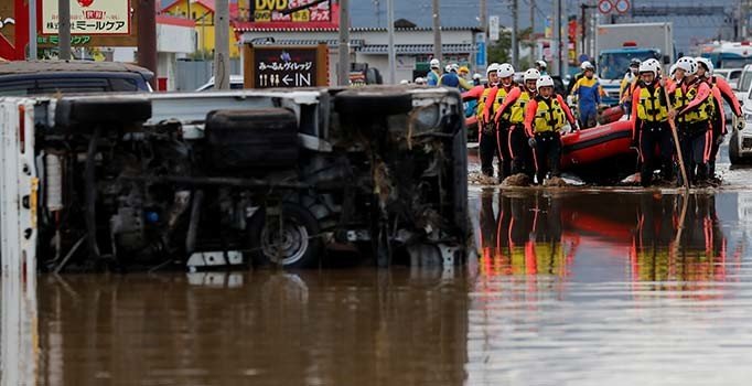 Hagibis Tayfunu Japonya'yı kırdı, geçirdi: Ölü sayısı 38'ye yükseldi
