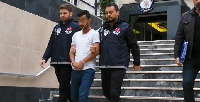 Taksicilerin korkulu rüyası gaspçı yakalandı