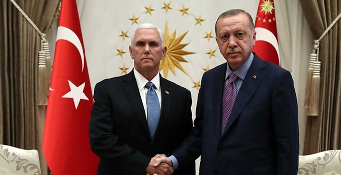 Cumhurbaşkanı Erdoğan ve Pence'in başkanlık ettiği heyetler arası görüşme sona erdi