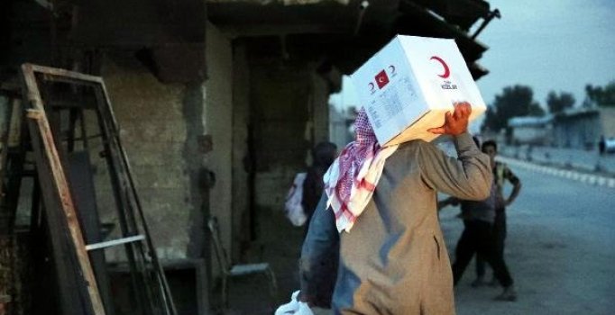 Kızılay'dan, Resulayn'a 'İnsani Yardım'