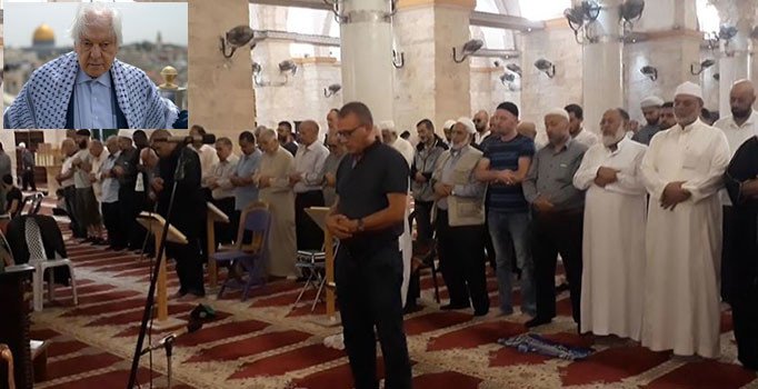 Mescid-i Aksa'da Nuri Pakdil için gıyabi cenaze namazı