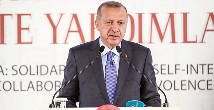Erdoğan: Bize ambargo uygulayanlar teröristlere silah yardımı yaptı