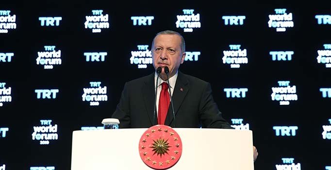 Erdoğan'dan sert çıkış: Foruma katılmayanlar terörü destekliyor