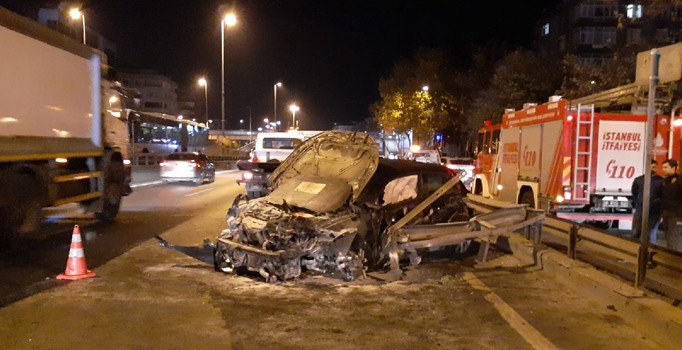 Avcılar'da zincirleme trafik kazası: 1 yaralı