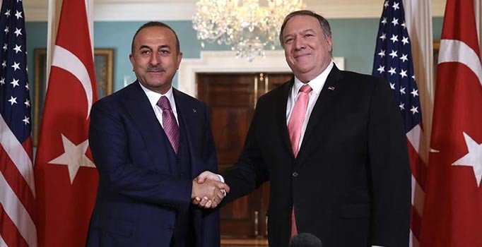 Mevlüt Çavuşoğlu, ABD Dışişleri Bakanı Pompeo ile görüştü
