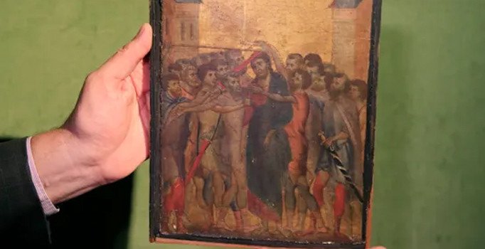 Yaşlı bir kadının mutfağında asılı bulunan tablo 153 milyon liraya satıldı