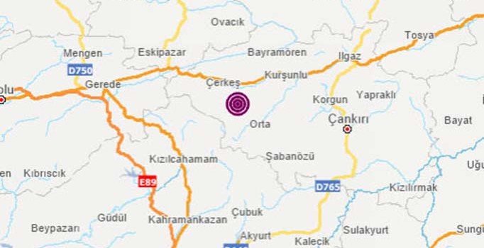 Çankırı'da 3.6 büyüklüğünde deprem | Son depremler