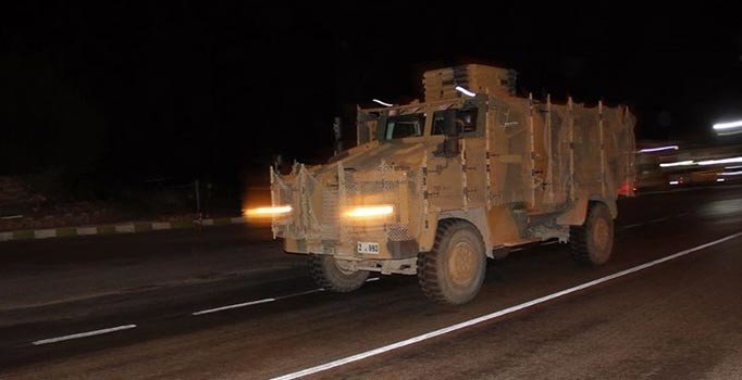 Suriye sınırına askeri sevkiyat