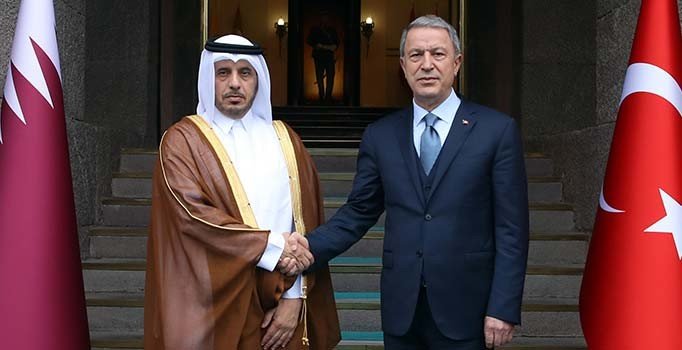 Bakan Akar ile Katar Başbakanı Al Sani görüştü