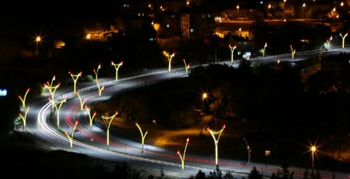 Tunceli, geceleri bir başka güzel