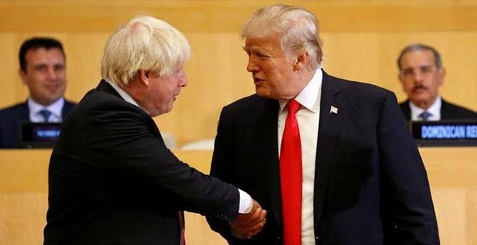 Boris Johnson ve Trump telefonda görüştü