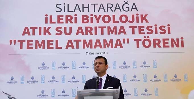 İmamoğlu, 'Temel atmama' töreni yaptı: Silahtarağa Arıtma Tesisi'ne ihtiyaç yok
