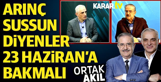 Bülent Arınç'a 'sussun' diyenler iptal edilen seçimlerin sonuçlarına bakmalı...