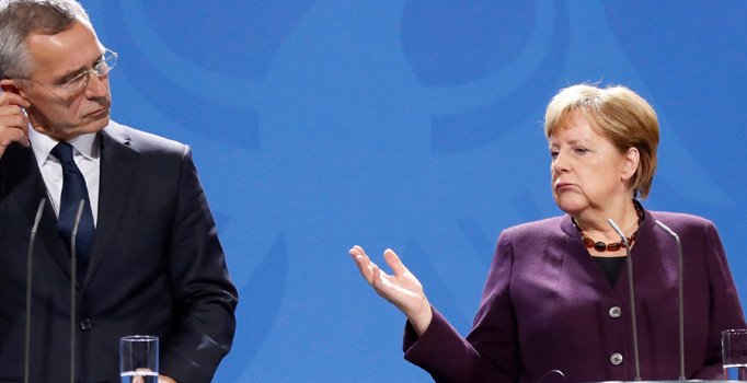 Merkel'den Macron'a NATO tepkisi: Bu bakış açısı benim bakış açım değil