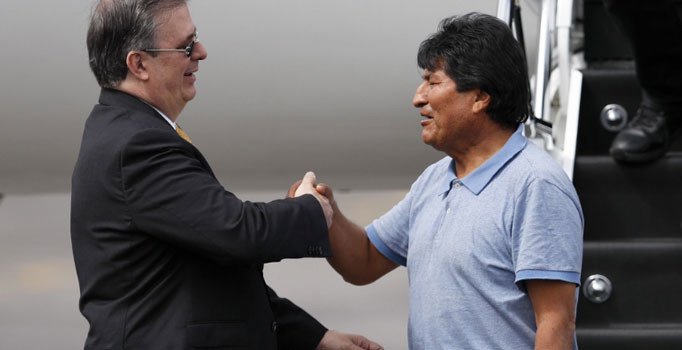 Evo Morales, Meksika’da