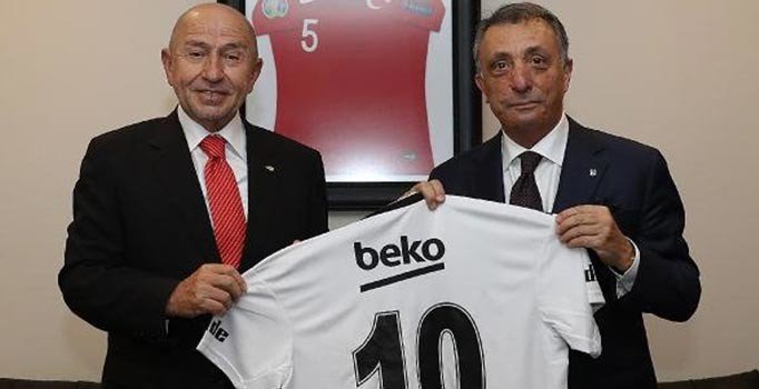 Beşiktaş yönetimi, TFF Başkanı Özdemir'i ziyaret etti