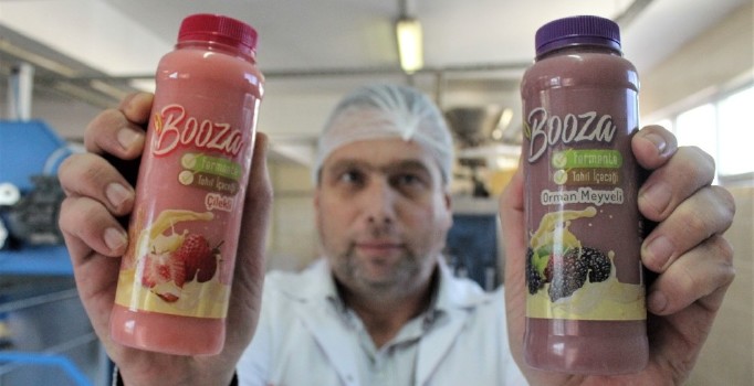 Meyveli boza üretti, Amerika’ya satıyor